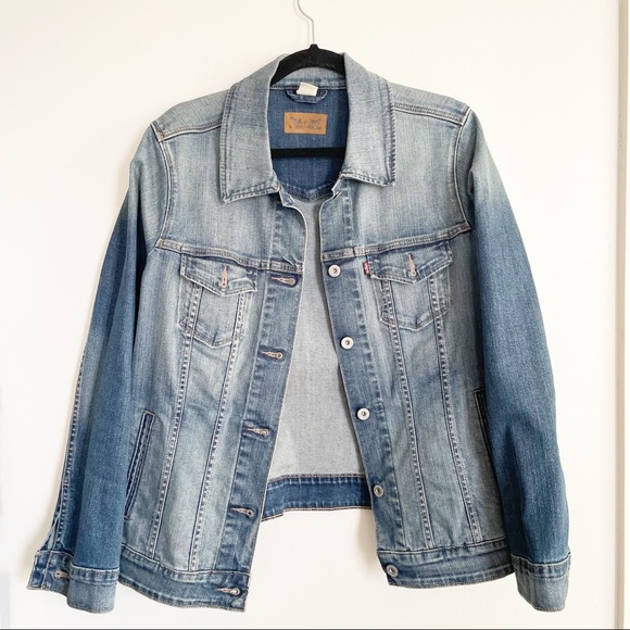 Levi’s Denim Jean Trucker Jacket Plus Size 1X